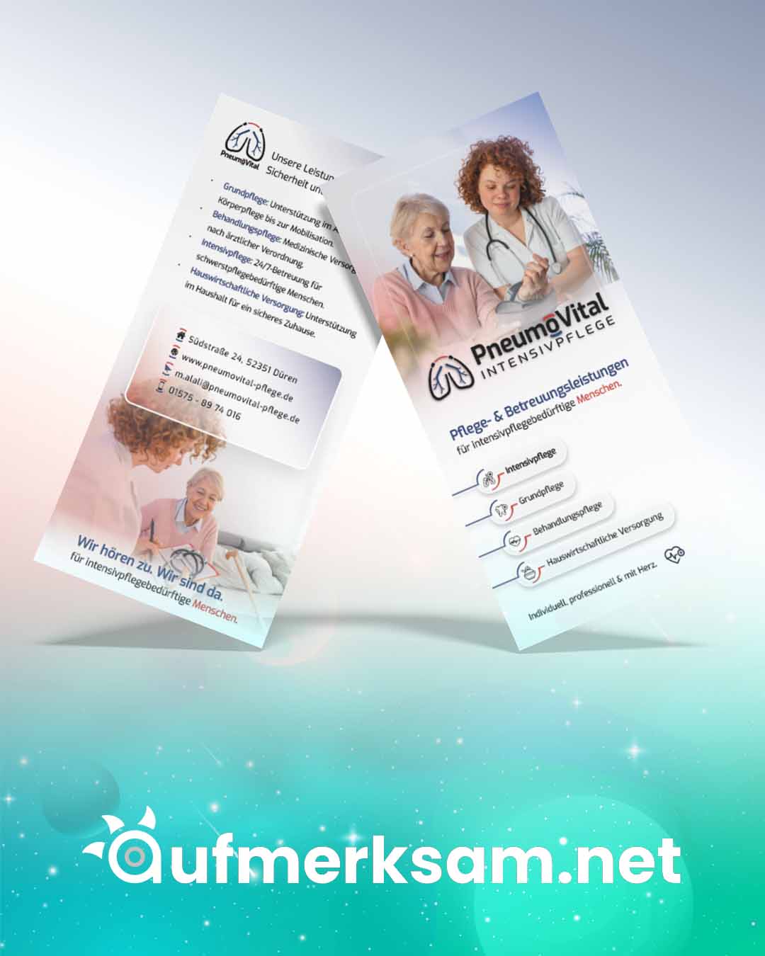 Grafikdesign - Flyer 2-seitig
